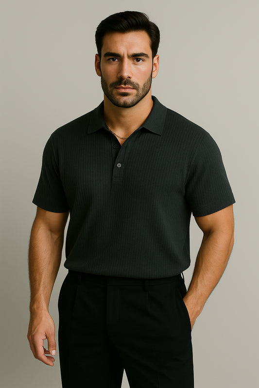 Textured Polo Air-Frame - Vencci
