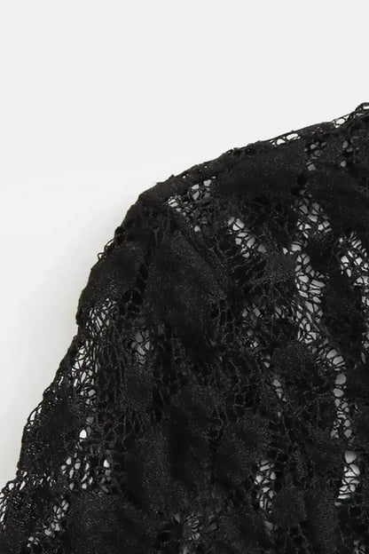 Midnight Lace Bodysuit - Vencci