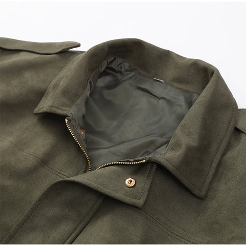Elysian Suede Jacket - Vencci