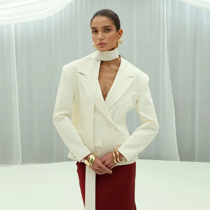 Serene Lines Blazer - Vencci