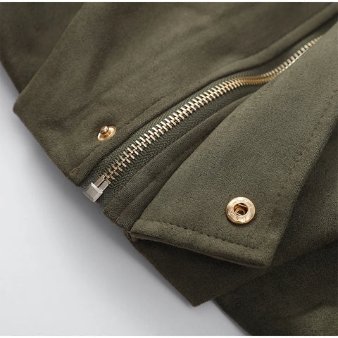 Elysian Suede Jacket - Vencci